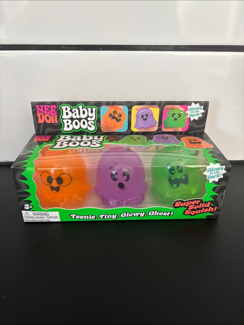 Authentic Needoh Baby Boos Glow In The Dark